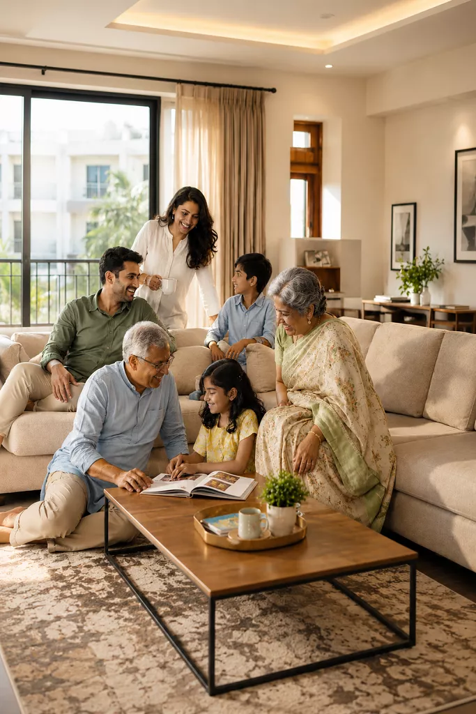 VLPL Floors family living together